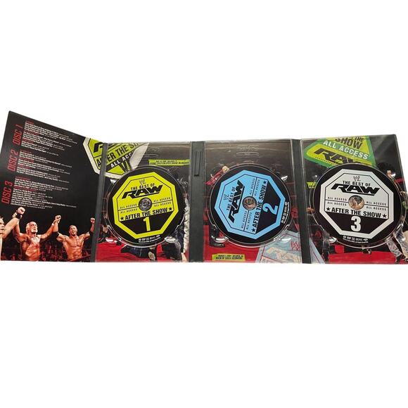 WWE RAW DVD LOT - Top 100 Moments in Raw History And Best of Raw After The Show - Picture 12 of 12